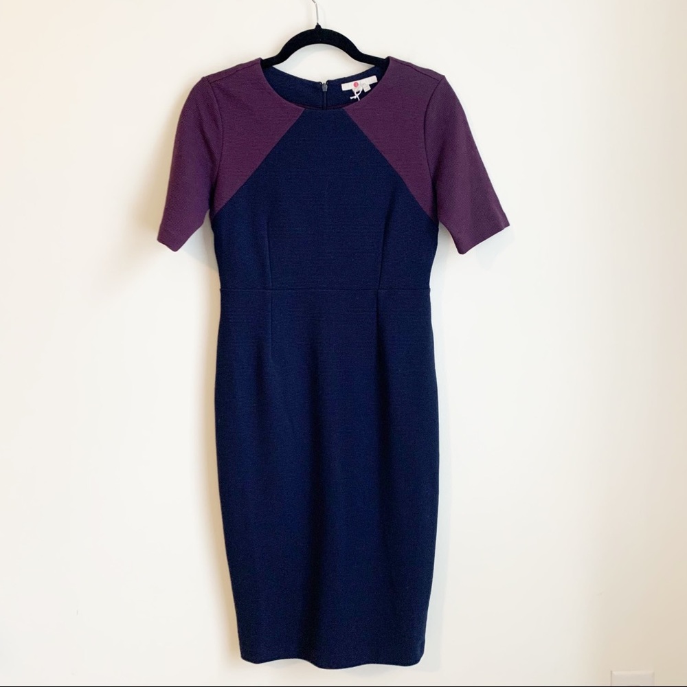NWT Boden Colorblock Ponte Sheath Dress 6P